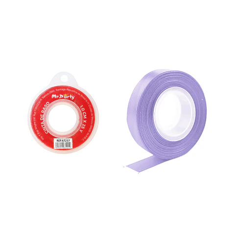 Cinta de raso 1cm*25Y lila claro