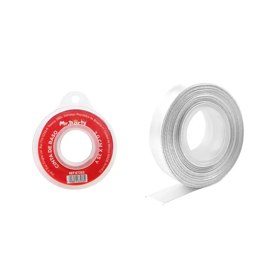 Cinta de raso 2cm*25Y blanco 1