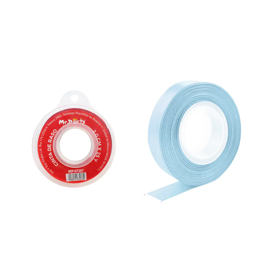 Cinta de raso 2cm*25Y azul claro 1