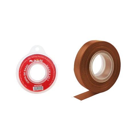 Cinta de raso 2cm*25Y marrón