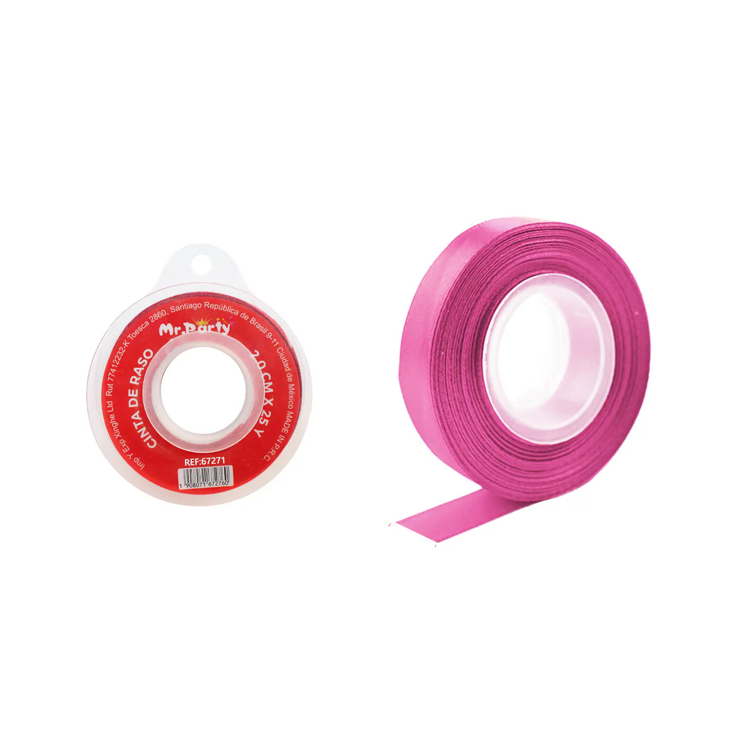 Cinta de raso 2cm*25Y fucsia 1
