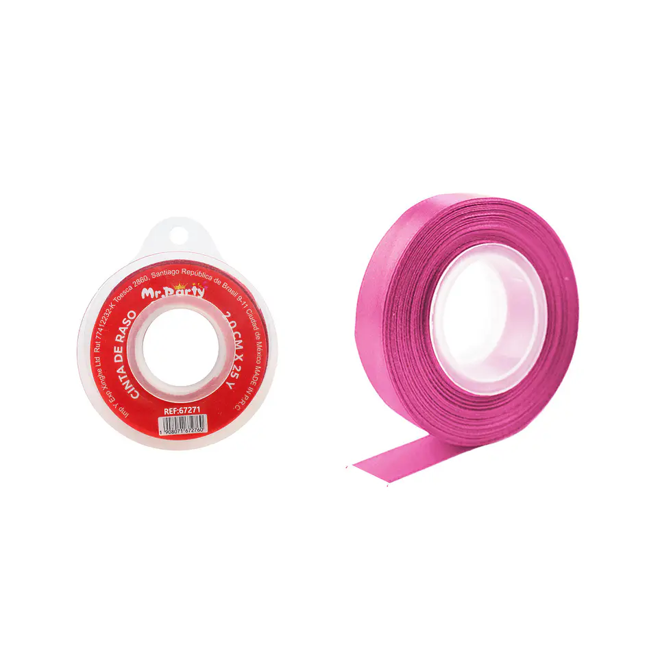 Cinta de raso 2cm*25Y fucsia 1