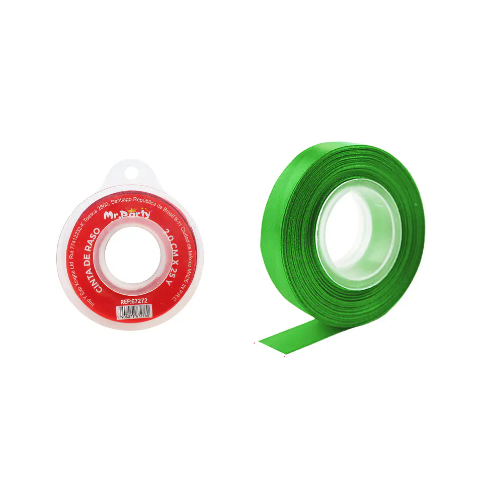 Cinta de raso 2cm*25Y verde 1