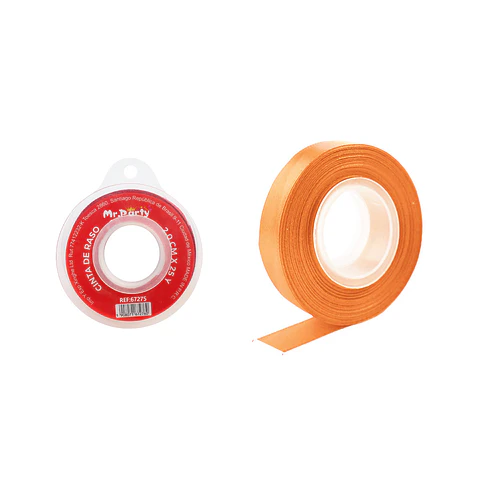 Cinta de raso 2cm*25Y naranja