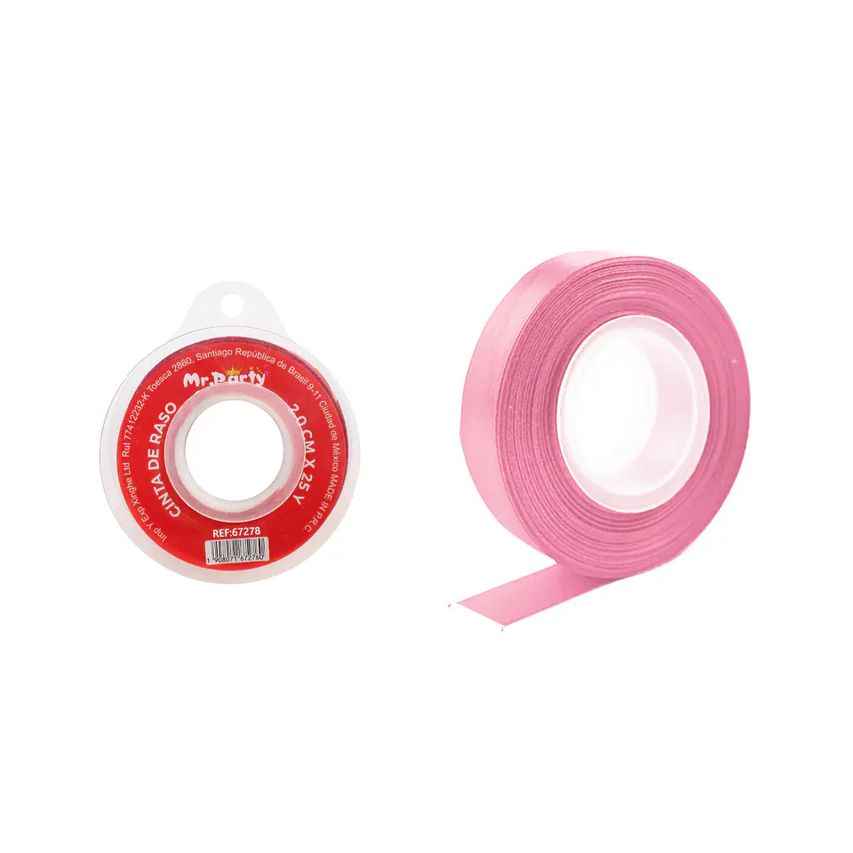 Cinta de raso 2cm*25Y rosado 1