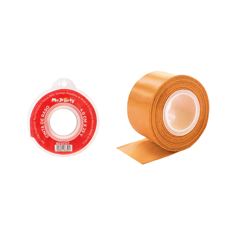 Cinta de raso 4cm*25Y naranja