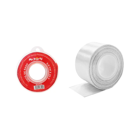 Cinta de raso 5cm*25Y blanco