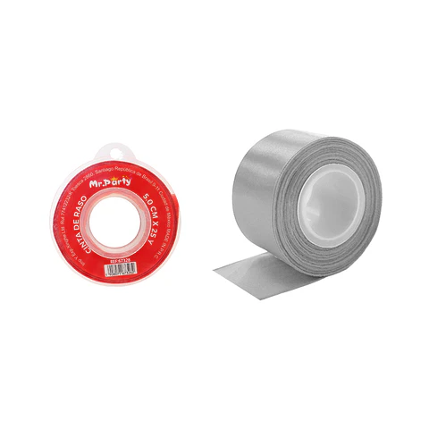 Cinta de raso 5cm*25Y gris