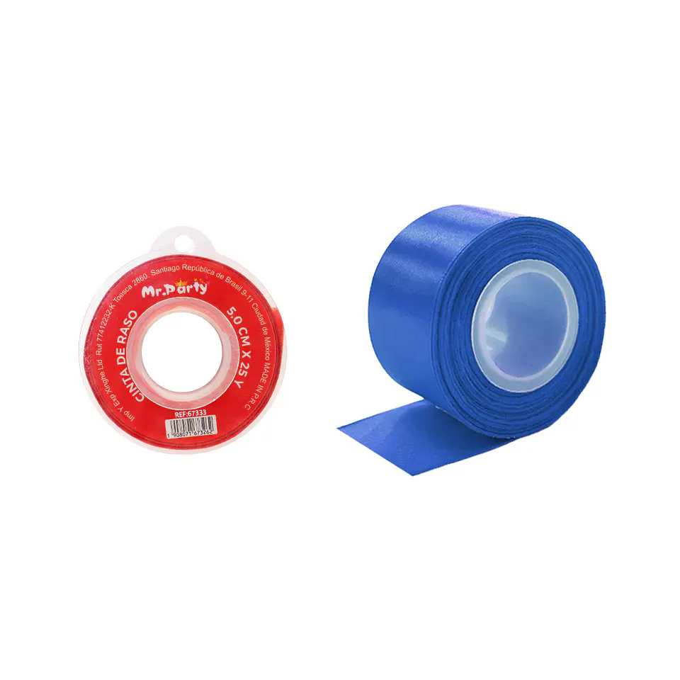 Cinta de raso 5cm*25Y azul rey 1