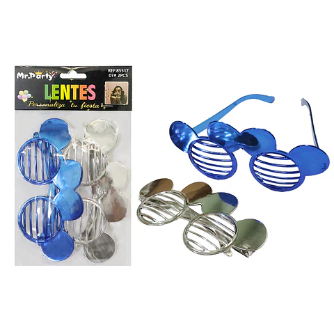 Lentes mickey para fiestas color aleatorio 2pcs