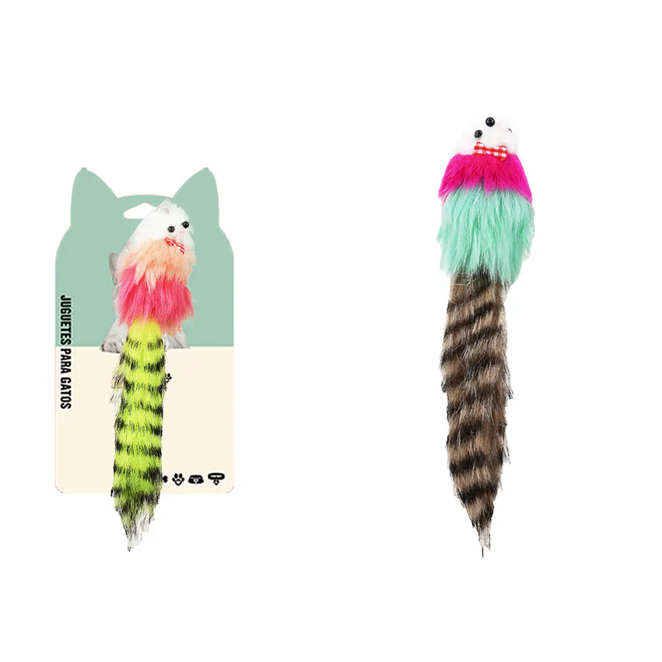 Juguete para gato ratón 20cm Color Aleatorio 1
