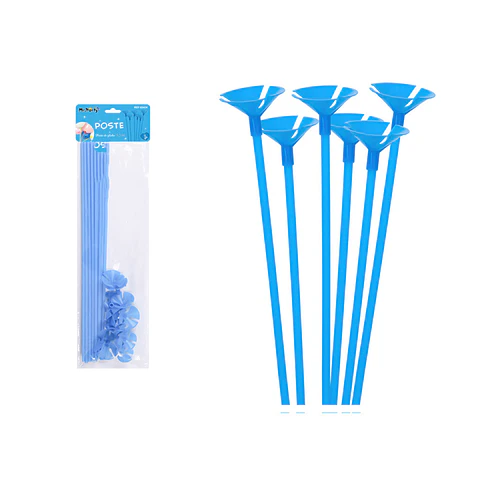 Varillas para globos color azul 42cm 12pcs