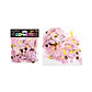 Confetti redonda rosa y dorado 40g - Miniatura 1