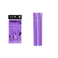 Bombillas de plásticas flexibles morado 21cm 100pcs - Miniatura 1