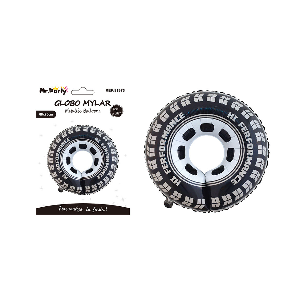 Globo metálico llanta grande 68*75cm  