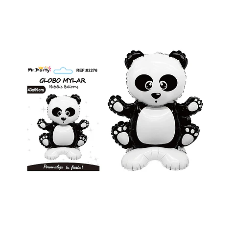 Globo metálico panda 43*59cm