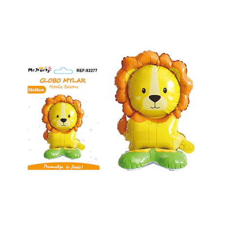 Globo metálico león 39*58cm