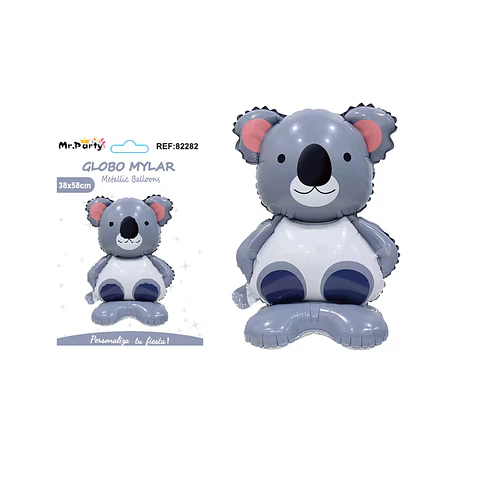 Globo metálico koala 38*58cm