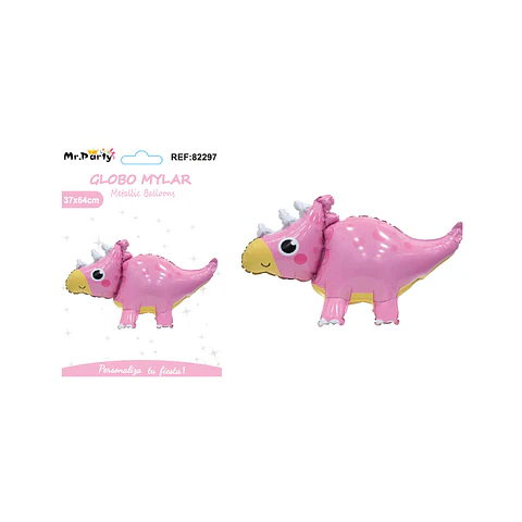 Globo metálico dinosaurio 37*64cm