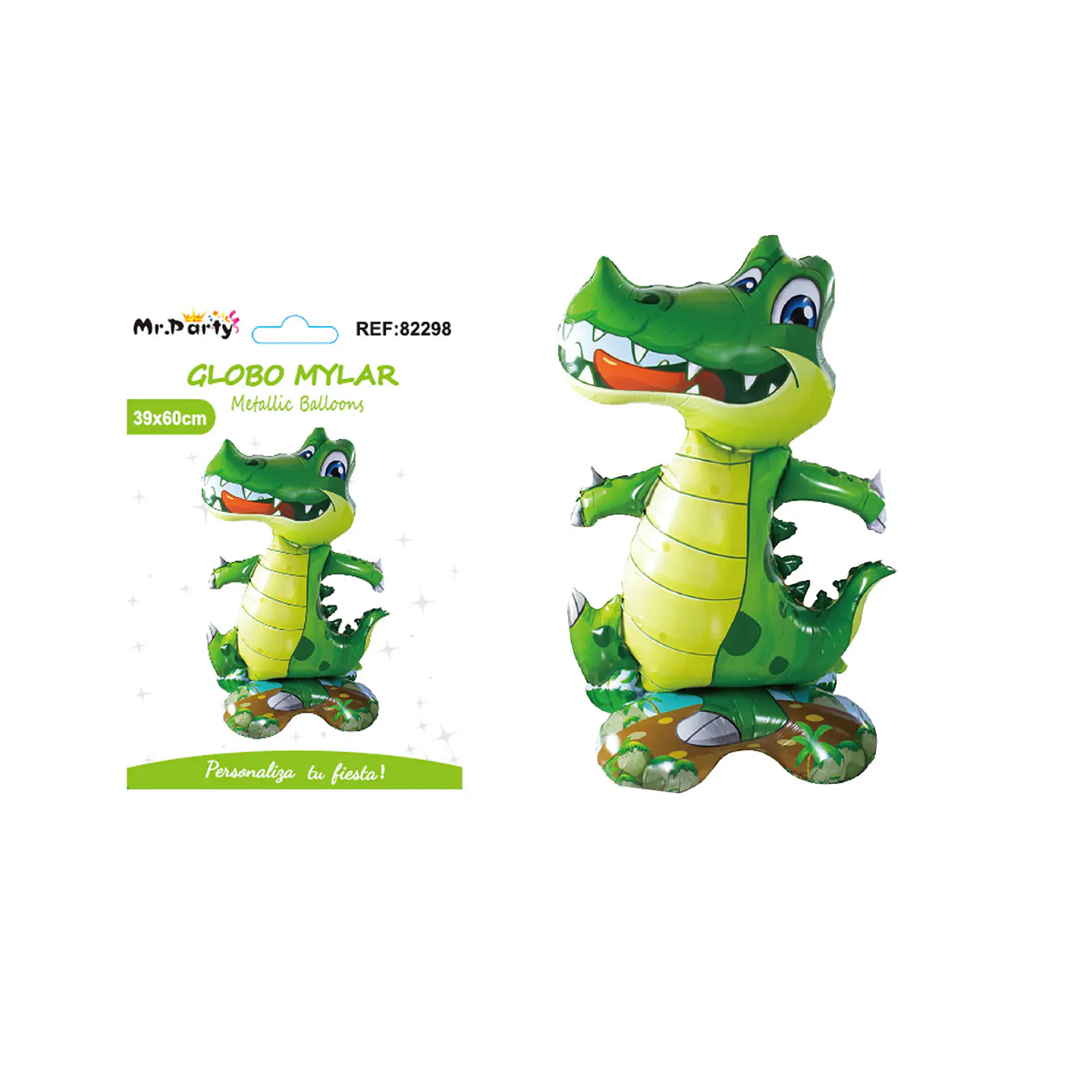 Globo metálico dinosaurio 39*60cm 1