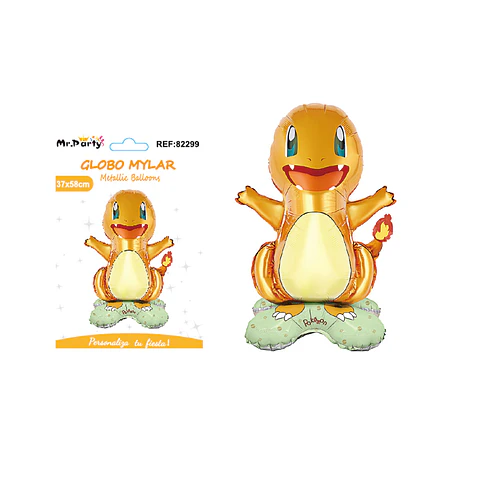 Globo metálico pokemon Charmander 37*58cm