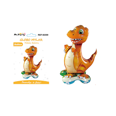 Globo metálico dinosaurio 38*60cm