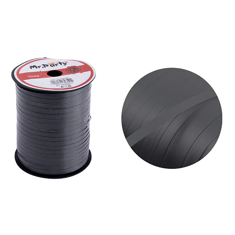 Cinta de regalo 5mm*200m negro