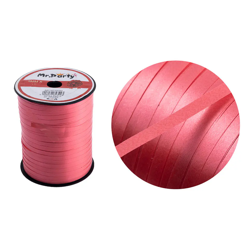 Cinta de regalo 5mm*200m roja 1