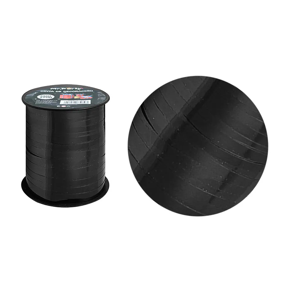 Cinta de regalo 5mm*225m negro 1