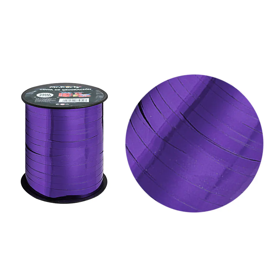 Cinta de regalo 5mm*225m morado 1