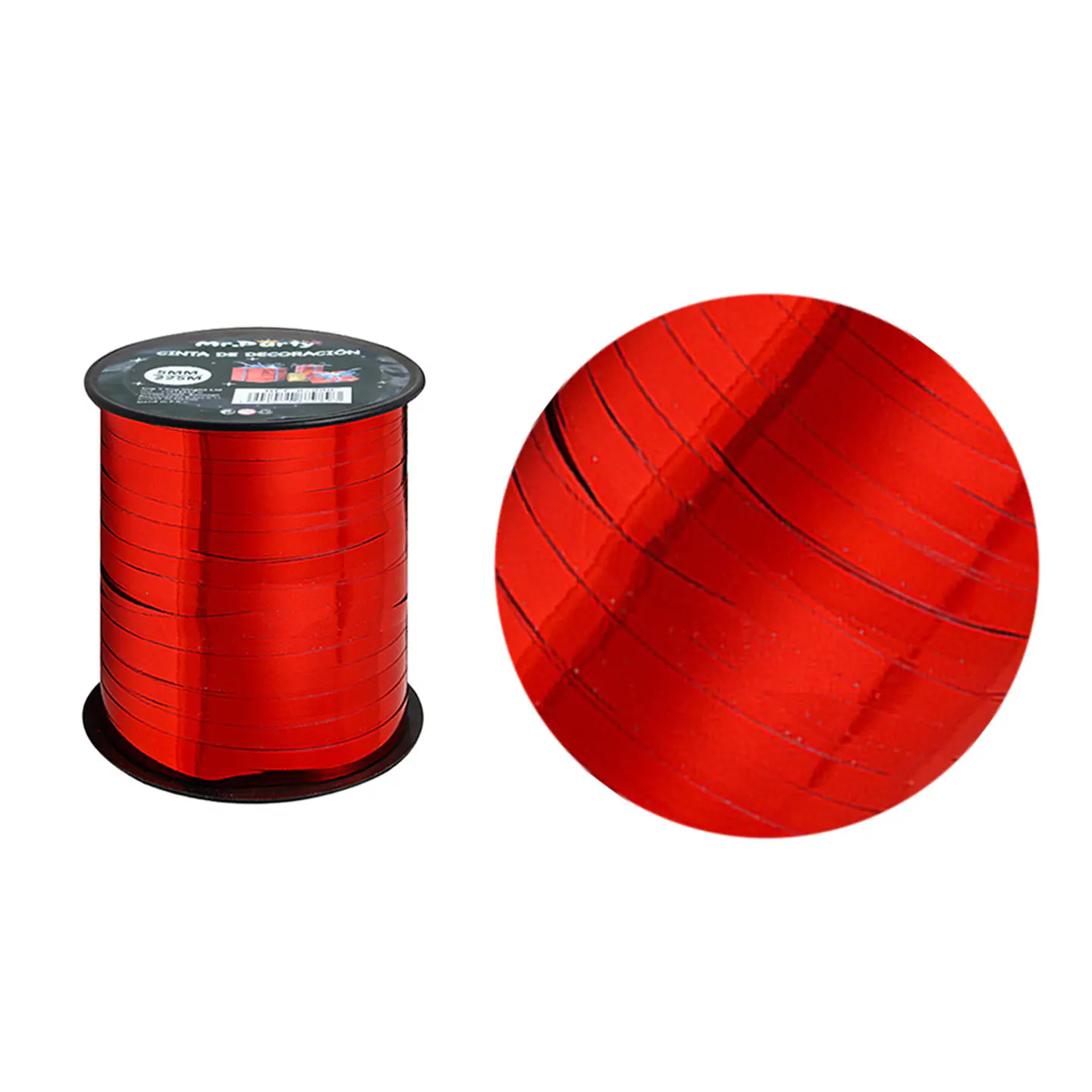 Cinta de regalo 5mm*225m rojo 1