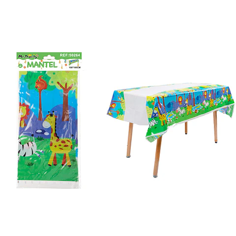 Mantel plástico animal 108*180cm