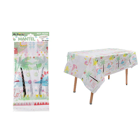 Mantel plástico dinosaurio 108*180cm