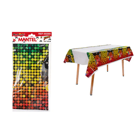 Mantel plástico control de juego 108*180cm