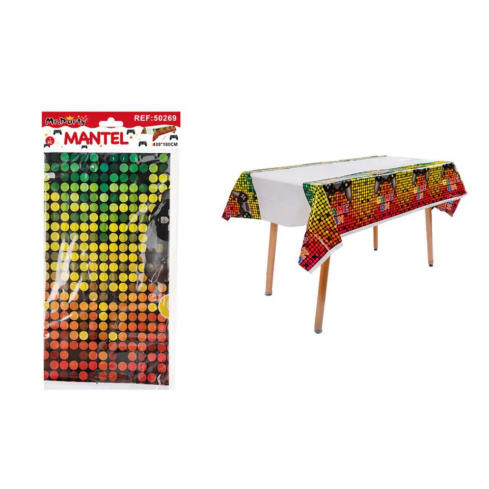 Mantel plástico control de juego 108*180cm 1