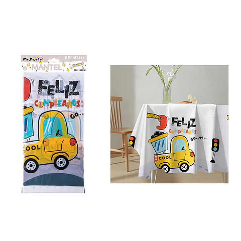 Mantel plástico coche cars 108*180cm