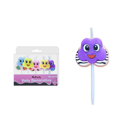 Vela de nube 6.5cm 5pcs