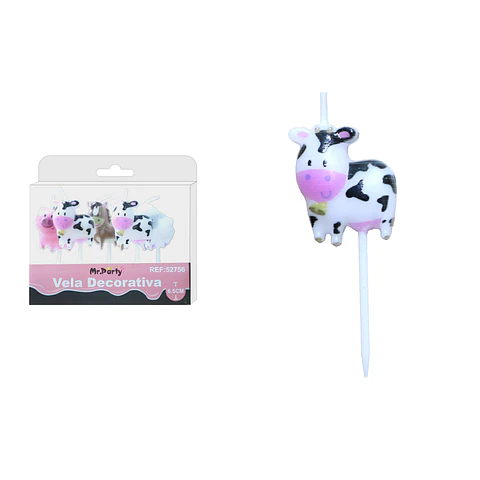 Vela de vaca 7.4cm 5pcs