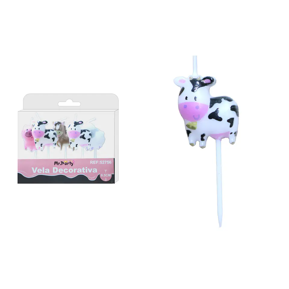 Vela de vaca 7.4cm 5pcs 1