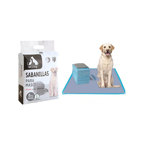 Sabanillas carbón con fijación 60*90cm 8pcs