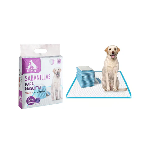 Sabanillas con aroma lavanda 60*60cm 8pcs