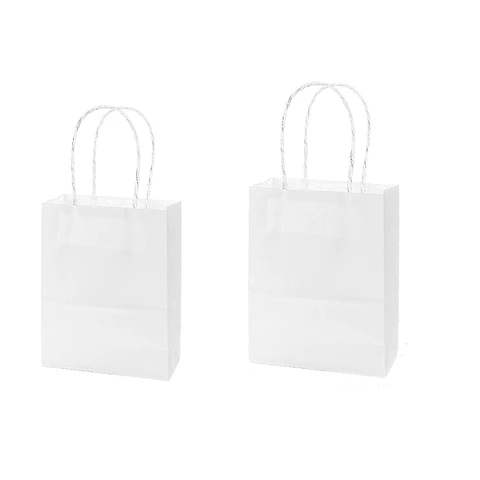 Bolsa de papel kraft extra grande blanco 31*42*12cm 12pcs