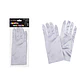 Guantes cortos blanco de cotillón adulto 23cm - Miniatura 1