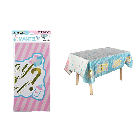 Mantel baby shower 137*183cm