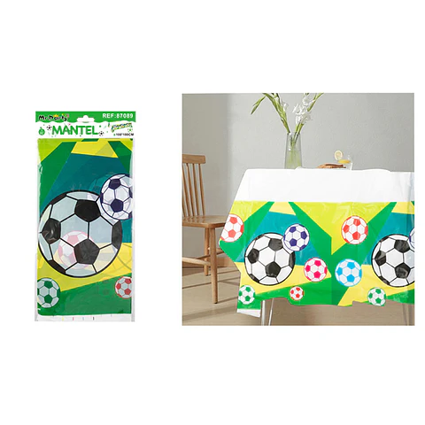 Mantel plástico fútbol 108*180cm