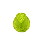Sombrero lentejuelas amarillo verde neón