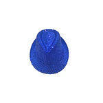 Sombrero lentejuelas azul marino