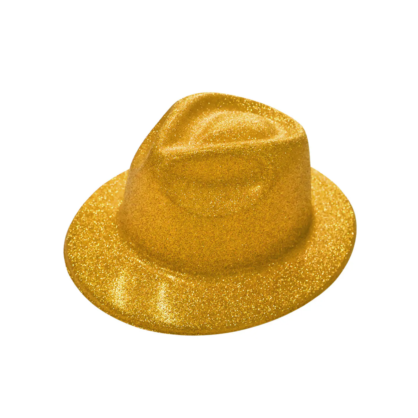 Sombrero vaquero con glitter dorado 1