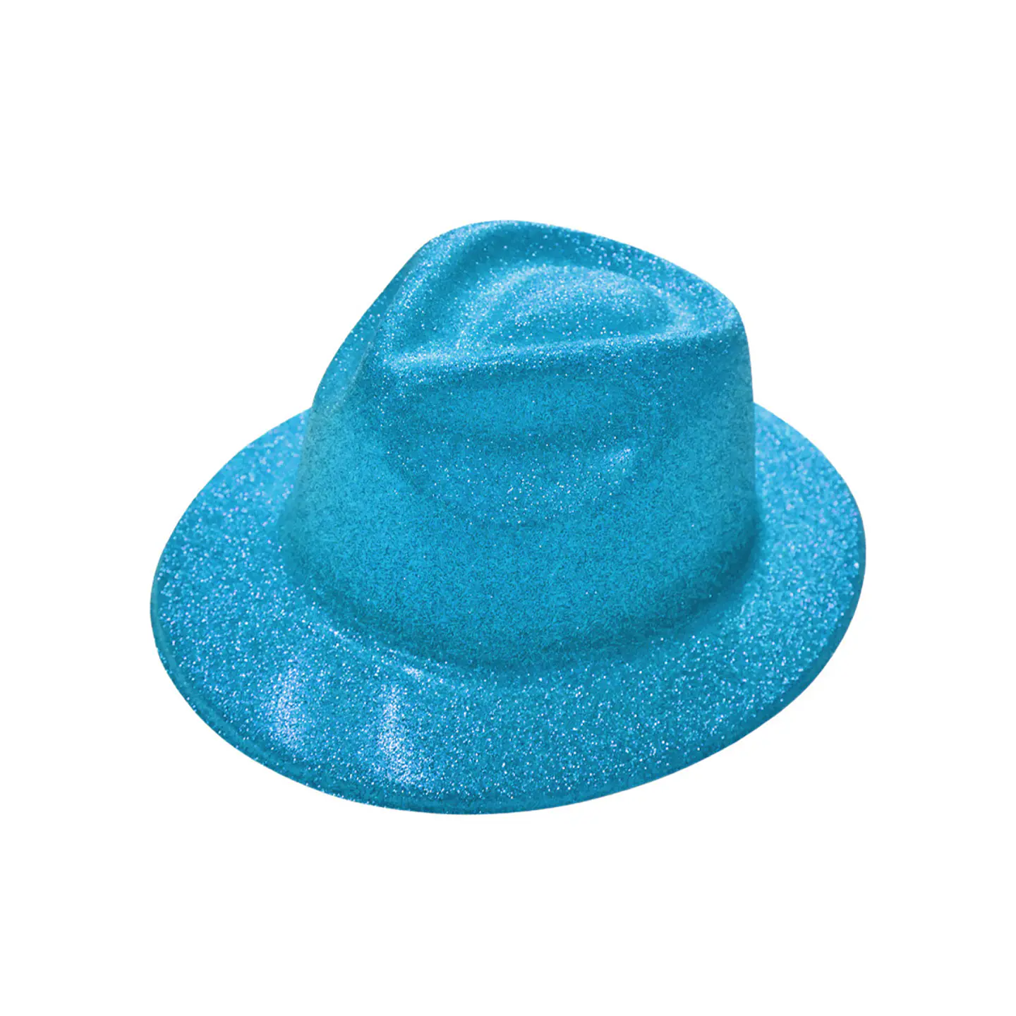 Sombrero vaquero con glitter azul cielo 1