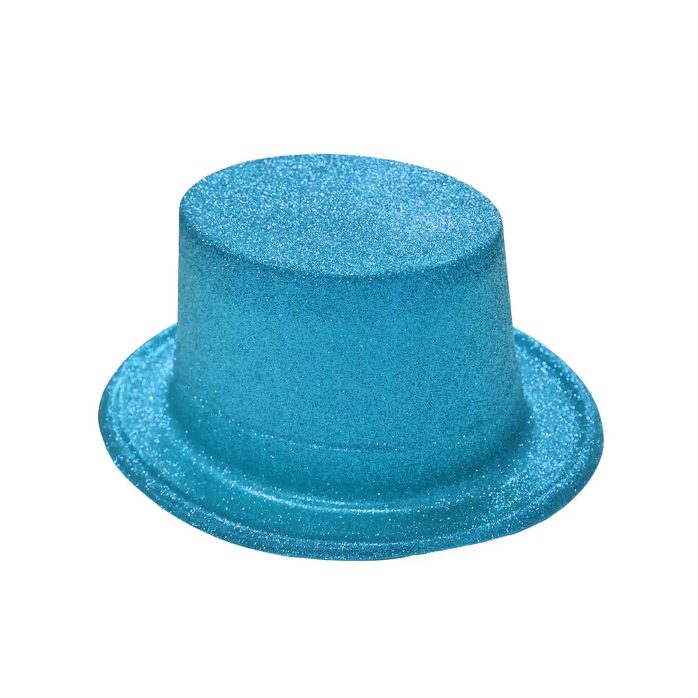 Sombrero alto con glitter azul cielo 1